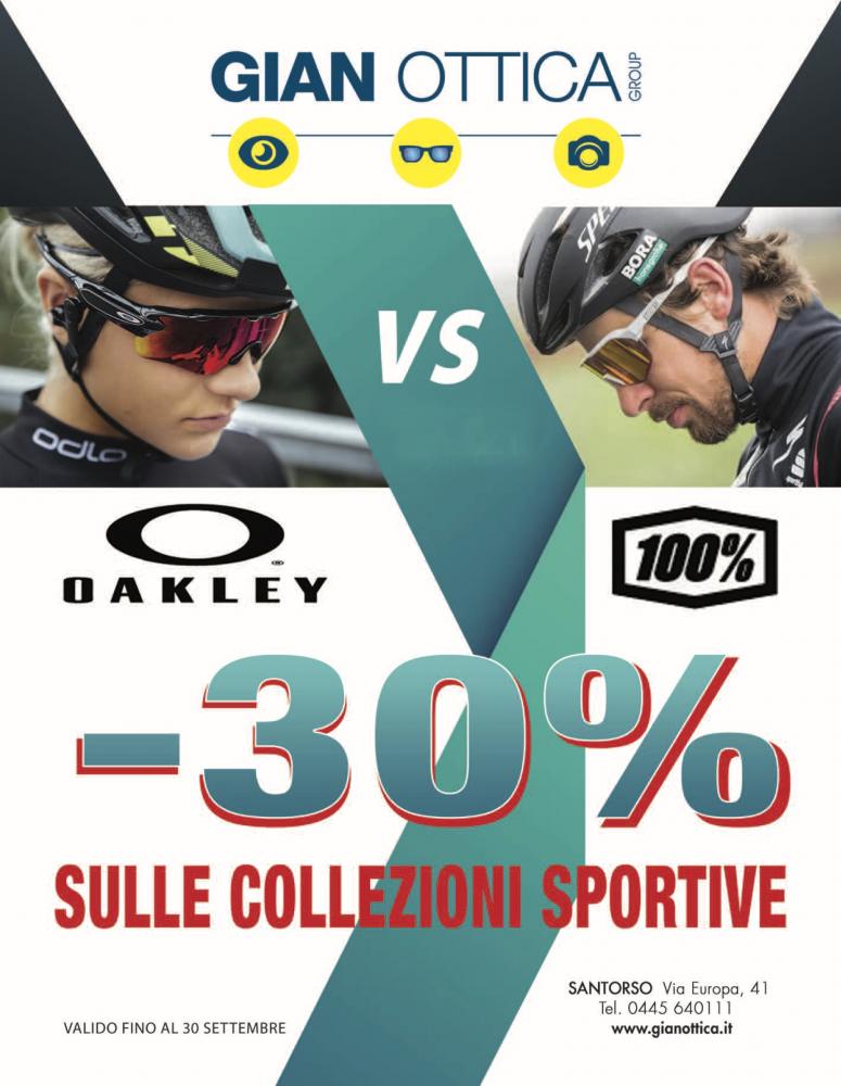 OAKLEY e 100% in SCONTO